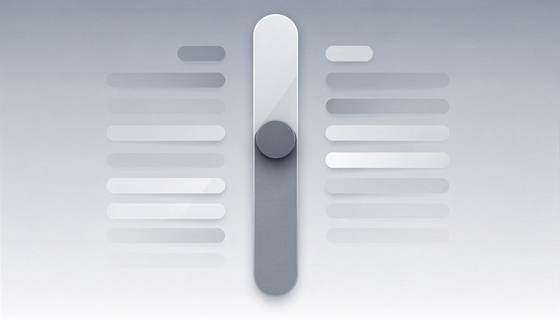 macOS System Settings showing scroll bar visibility options