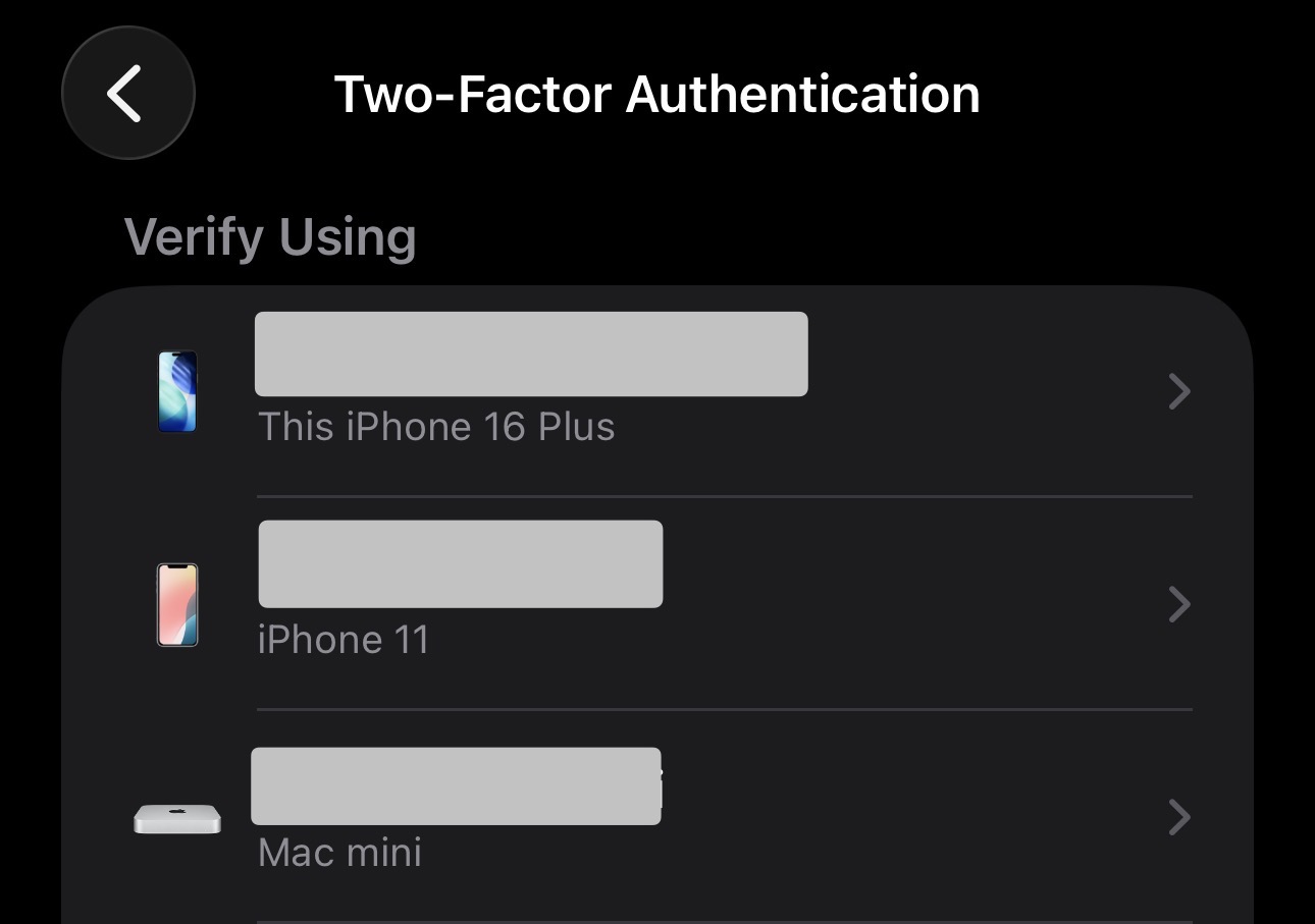 Image showing apple id two factor authentication