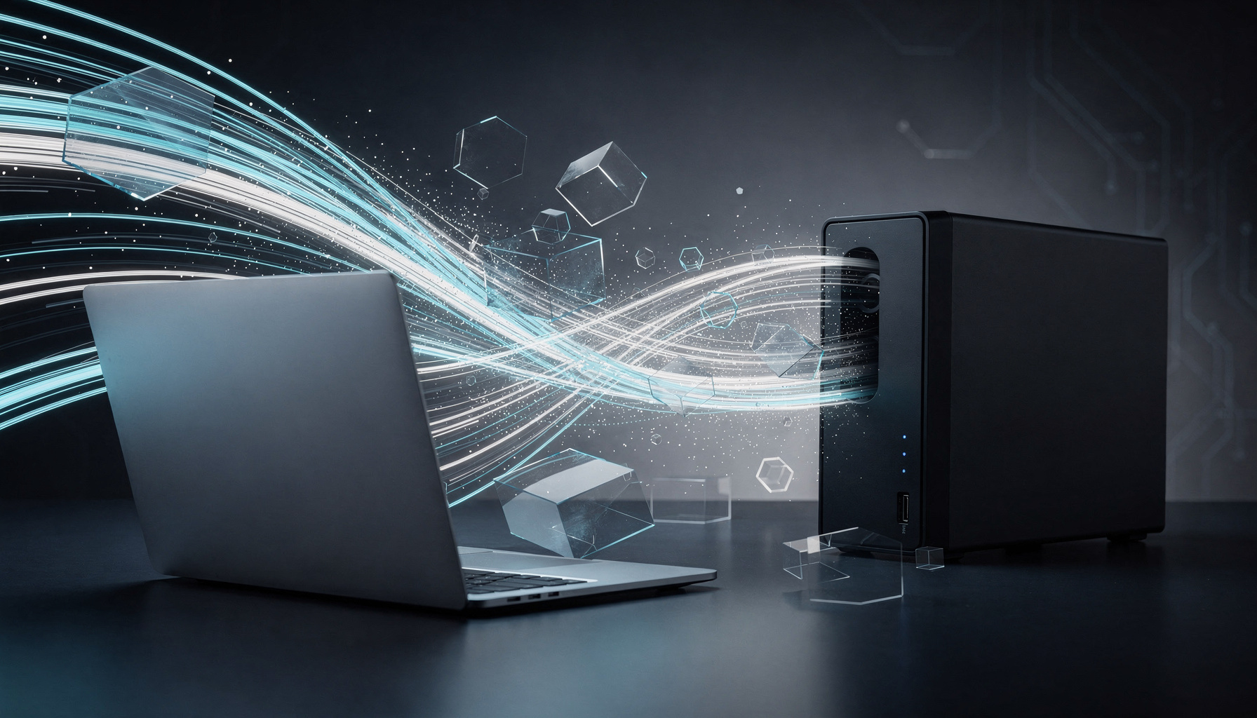 Mac Finder window showing network drive connection interface