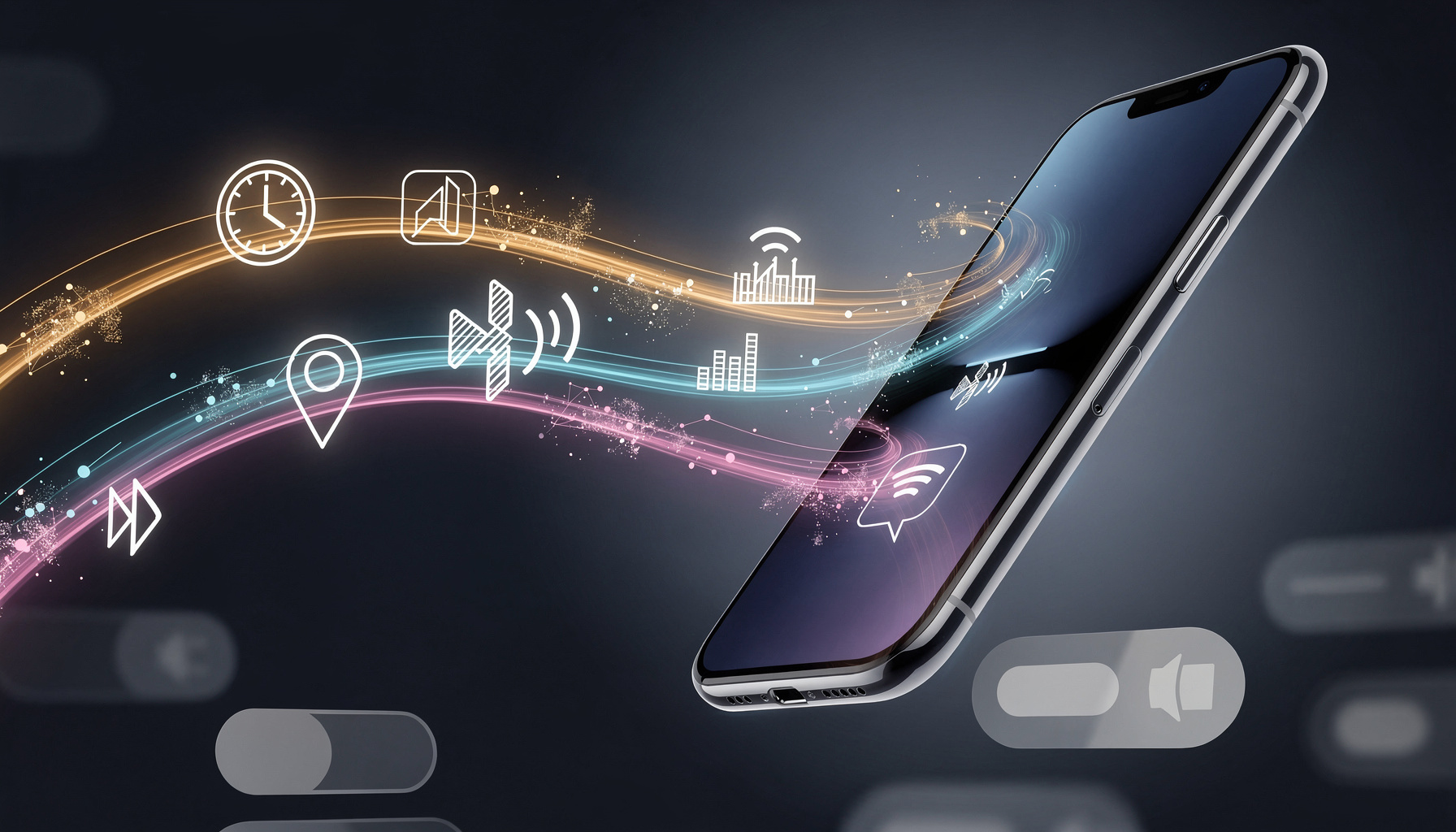 iPhone displaying the Shortcuts app automation setup screen with trigger options